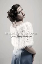 j-na couture cape for white valentino sheer gown 2011
