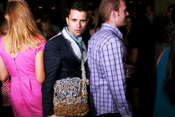 A Fashions night out event in Chicago crowed with Cal from GSb mens Couture.