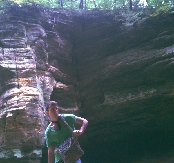 Bolso Mesajero GSb couture 2012 en Starved Rock State Park.