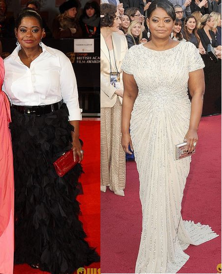  Para los próximos dos ejemplos de Octavia, ¿cuál de estos vestidos halaga más?