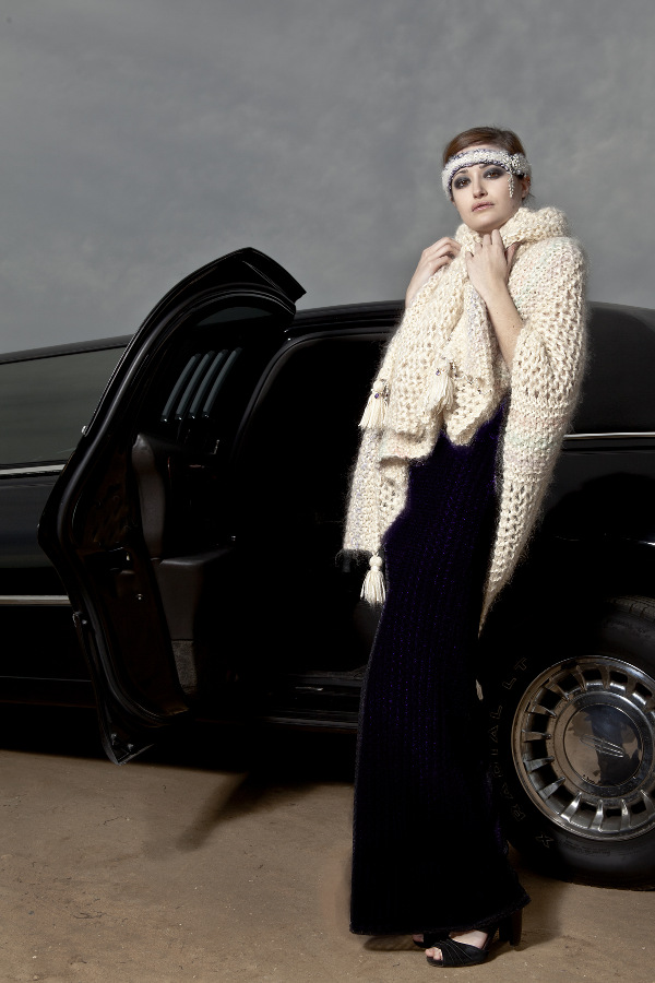 j-na 2012 collection treasures wrap in compassionate fur, silk, and gemstone jewelry adornments.